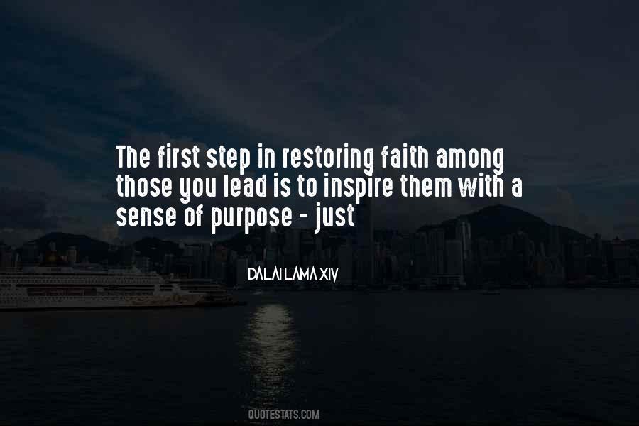Quotes About Restoring Faith #1051553