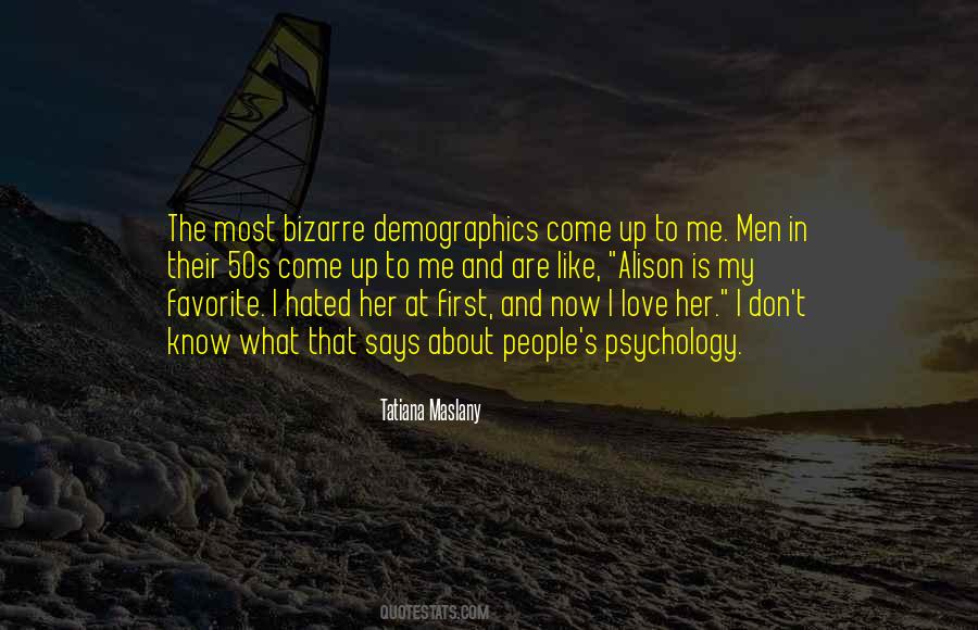 Quotes About Demographics #591597