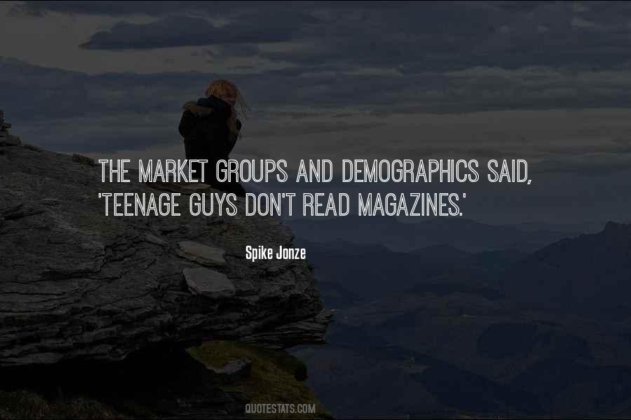 Quotes About Demographics #866910
