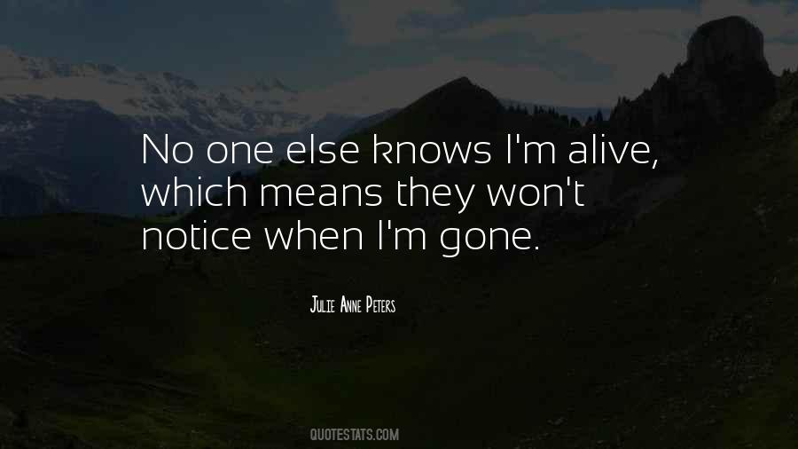 Quotes About When I'm Gone #1694957