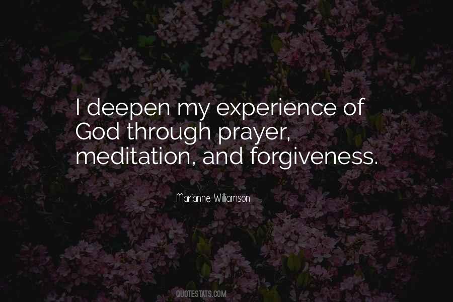 Quotes About Meditation And Prayer #67011