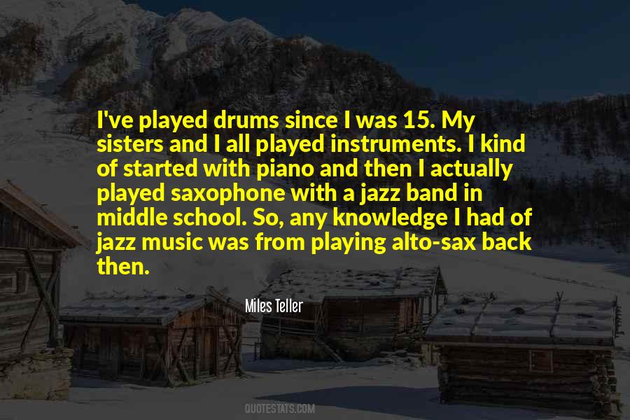 Quotes About Jazz Band #1364869