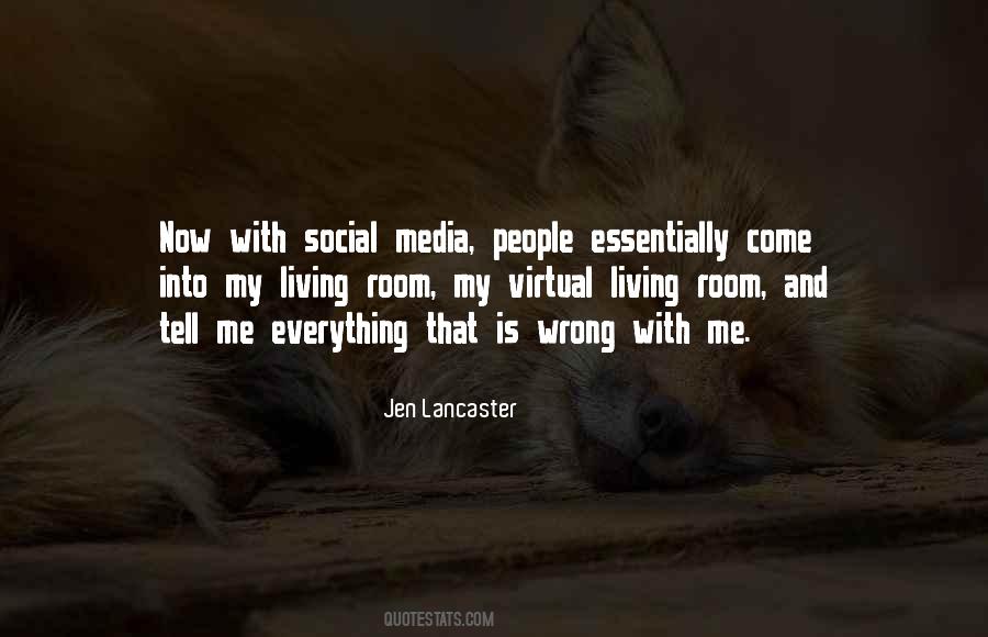 Living With People Quotes #182636