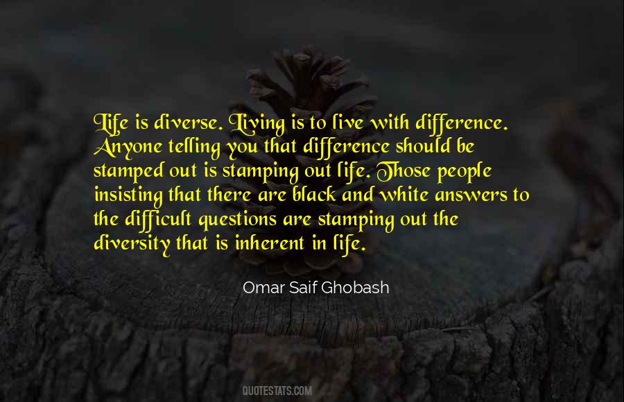 Living With People Quotes #95483
