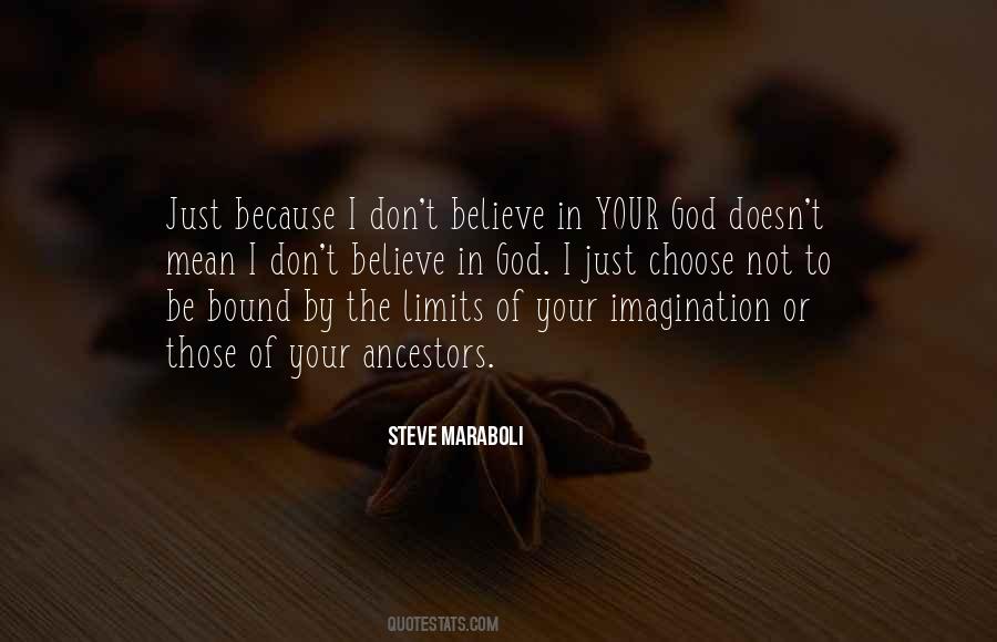 Limits Of Your Imagination Quotes #1230344