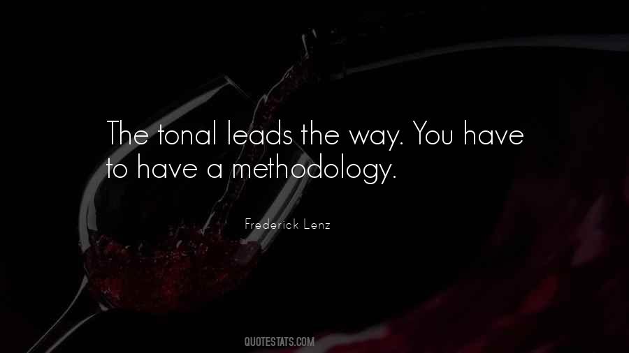 Quotes About Methodology #296879