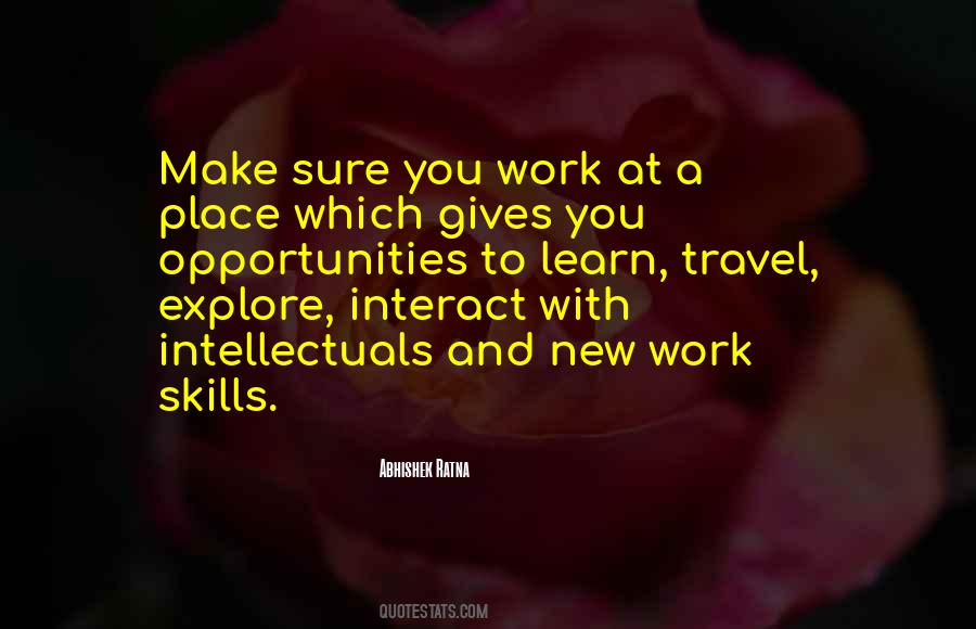 Learn Skills Quotes #470319