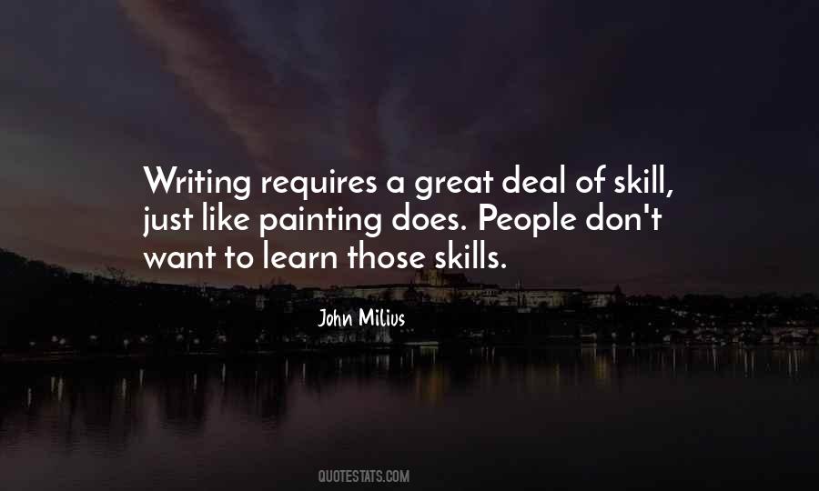 Learn Skills Quotes #712974