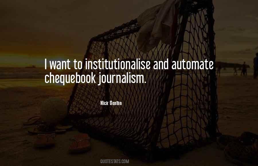 Quotes About Journalism #1397782