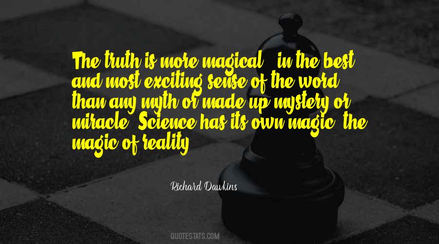Quotes About The Magic Of Science #1675083