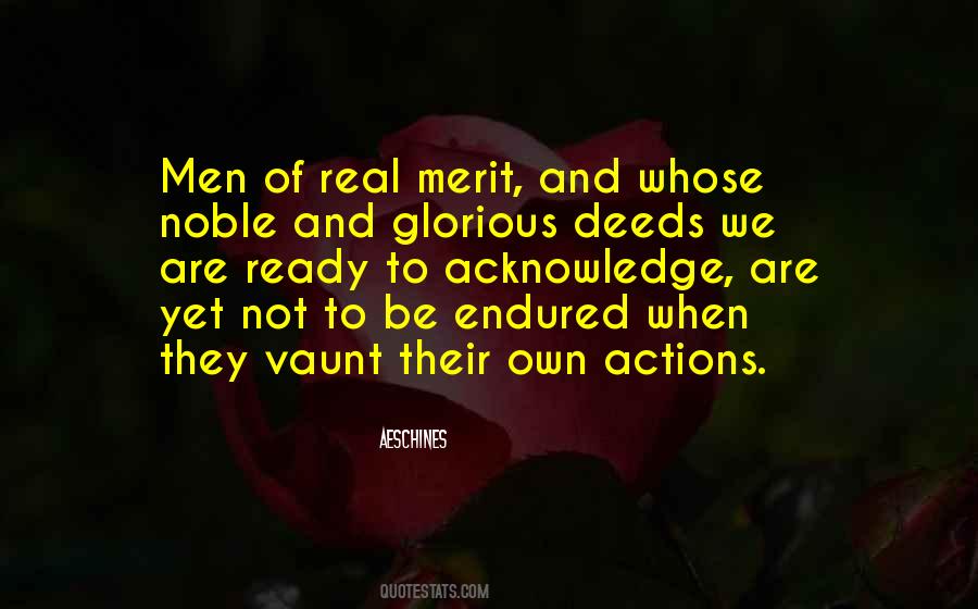Noble Actions Quotes #1496032