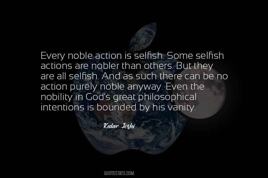 Noble Actions Quotes #820809