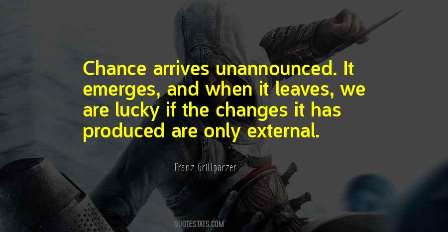 Change Chance Quotes #833233