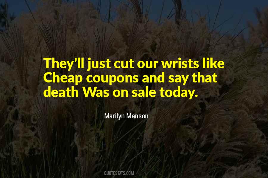 Quotes About Cutting Wrists #986674