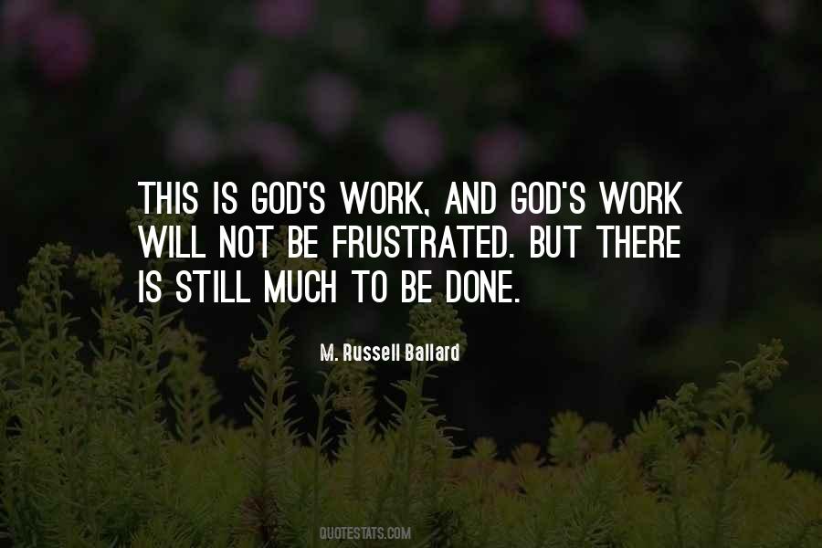 God S Work Quotes #1001850