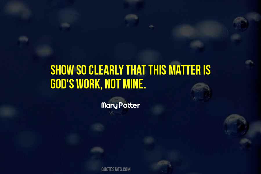 God S Work Quotes #1585851