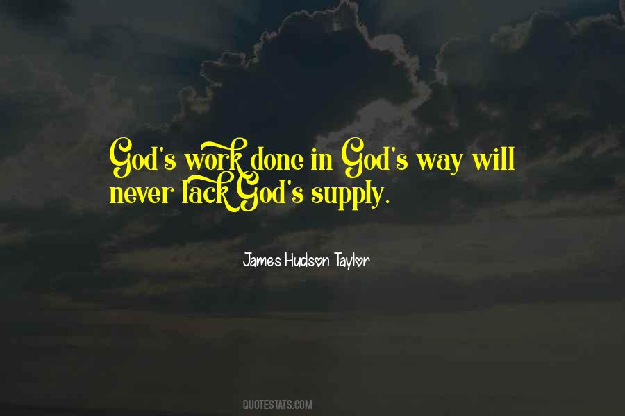 God S Work Quotes #517635