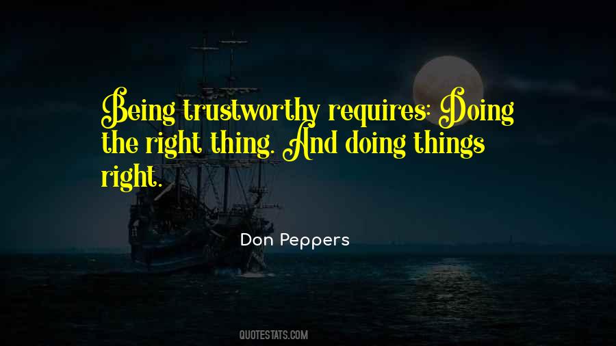 Quotes About Doing Things Right #147288