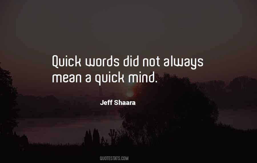 Quotes About Mean Words #145127