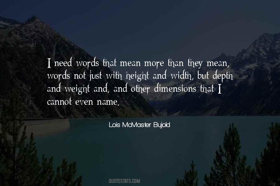 Quotes About Mean Words #24043