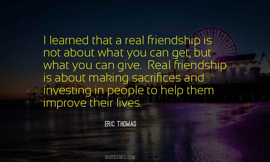 Quotes About Making Sacrifices For Others #621692