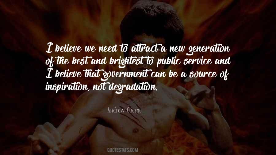 Quotes About A New Generation #1313096