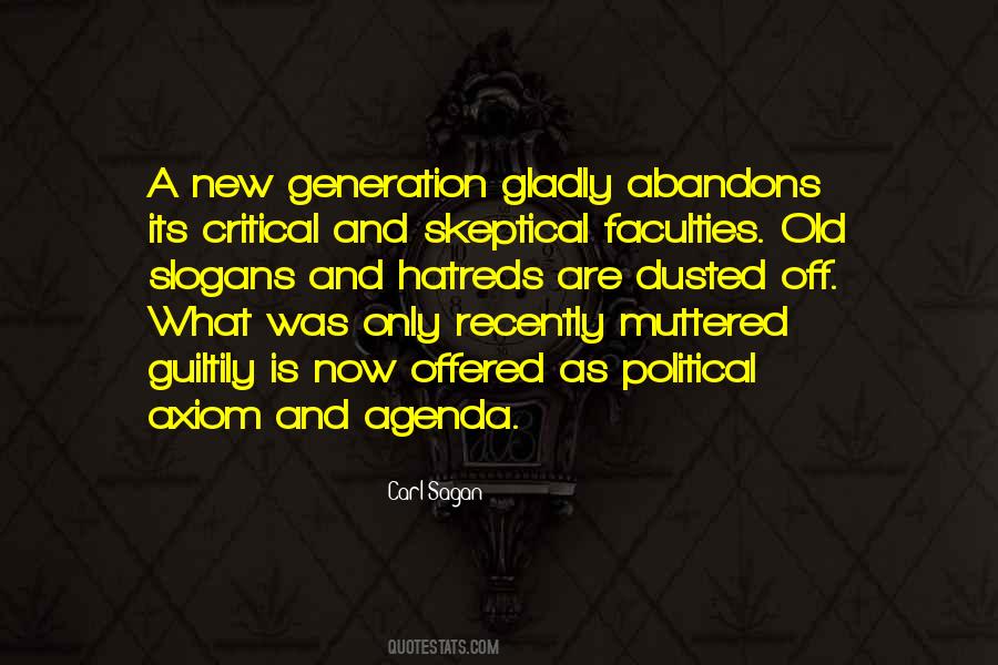 Quotes About A New Generation #195309