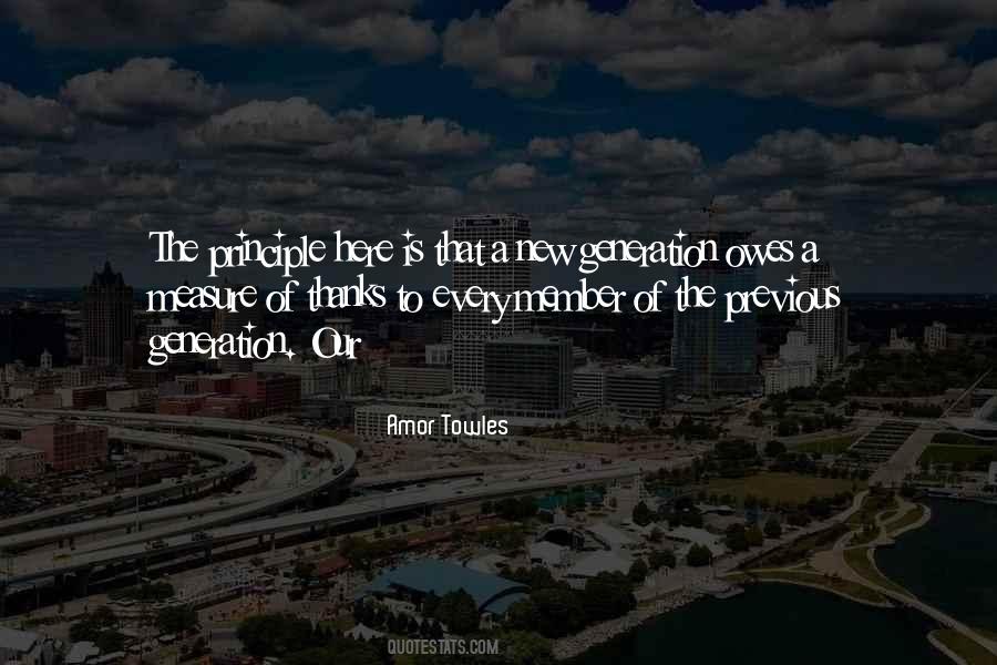 Quotes About A New Generation #378080