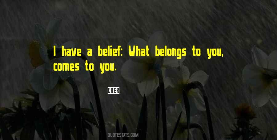 Quotes About Non Belief #10967