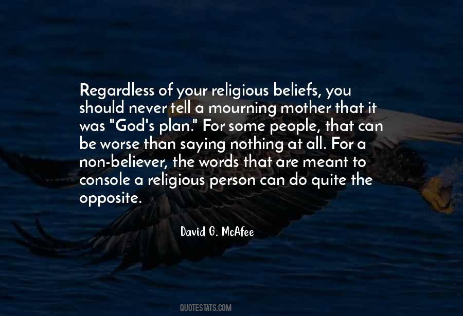 Quotes About Non Belief #1139022