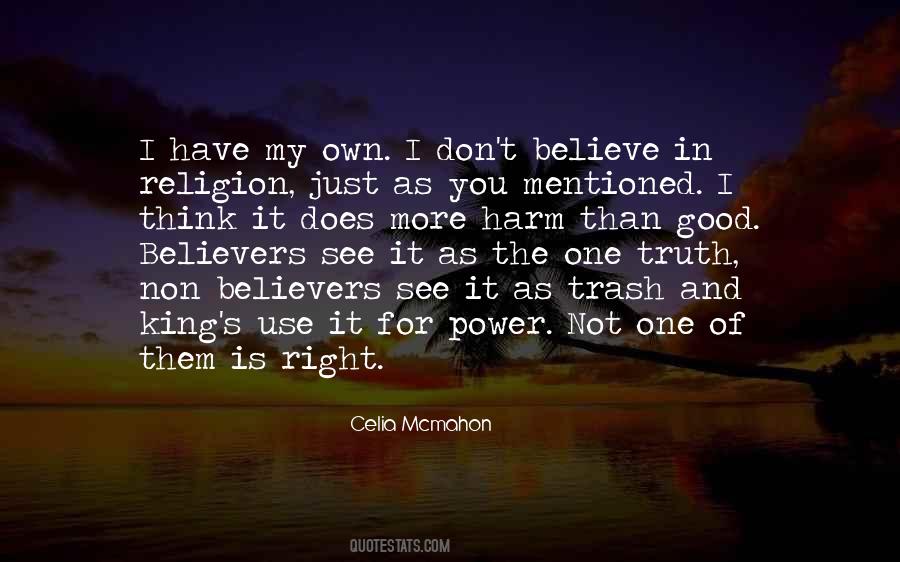 Quotes About Non Belief #1870640