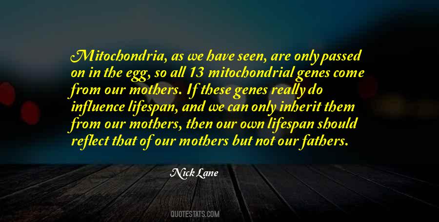 Quotes About Mitochondria #1761368