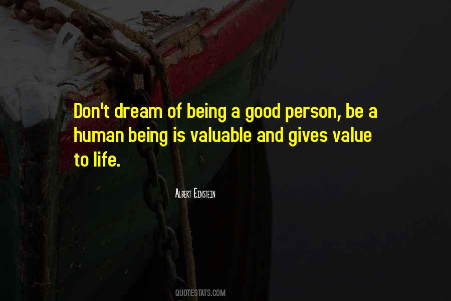 Quotes About Value Of Human Life #1802940