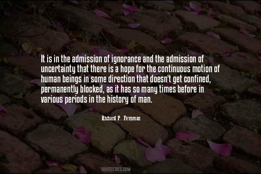 Quotes About Admission #1840992