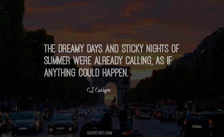 Quotes About Summer Nights #705364