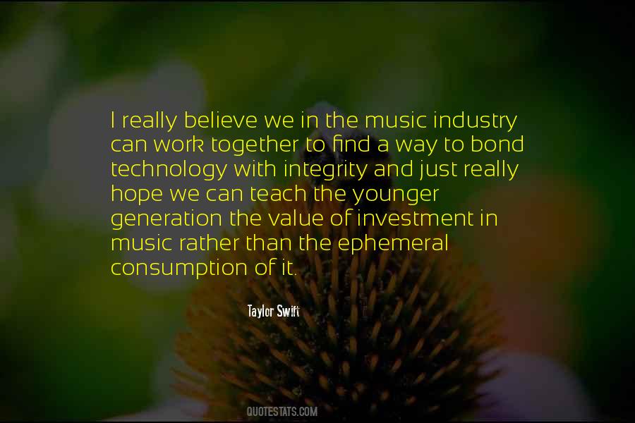 Quotes About Music Industry #1132428