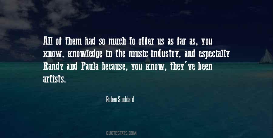 Quotes About Music Industry #1495603