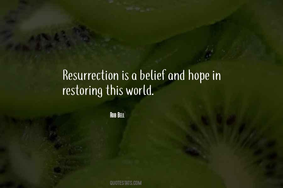 Quotes About Restoring Hope #1604881