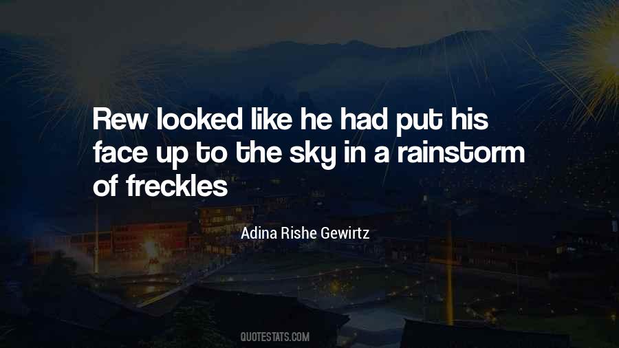 Quotes About Rainstorm #1445768