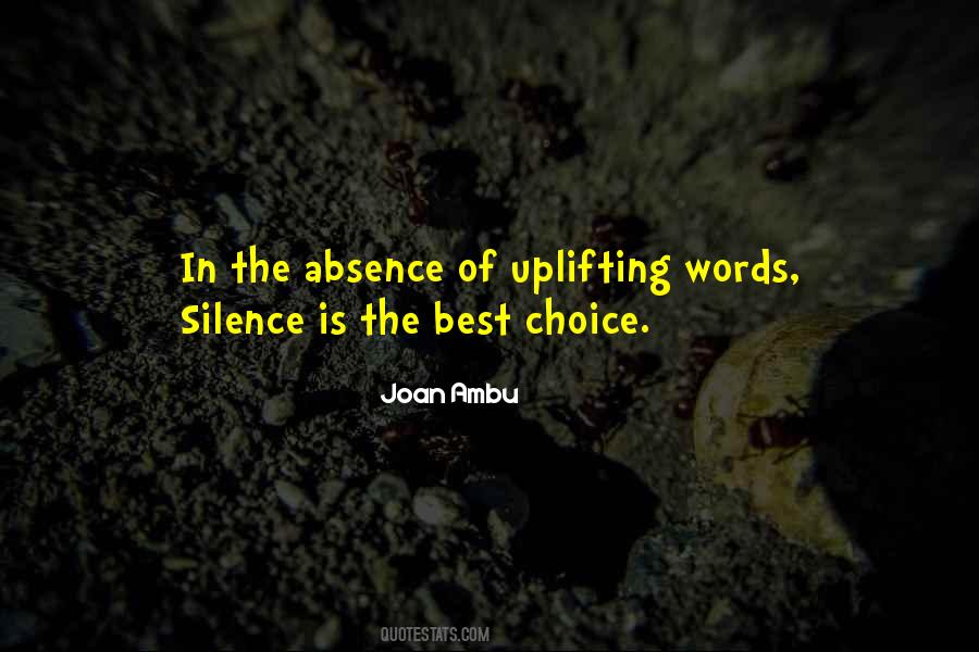 Quotes About Choice Of Words #1105562