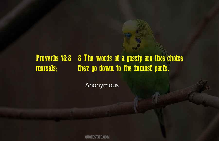 Quotes About Choice Of Words #1619104