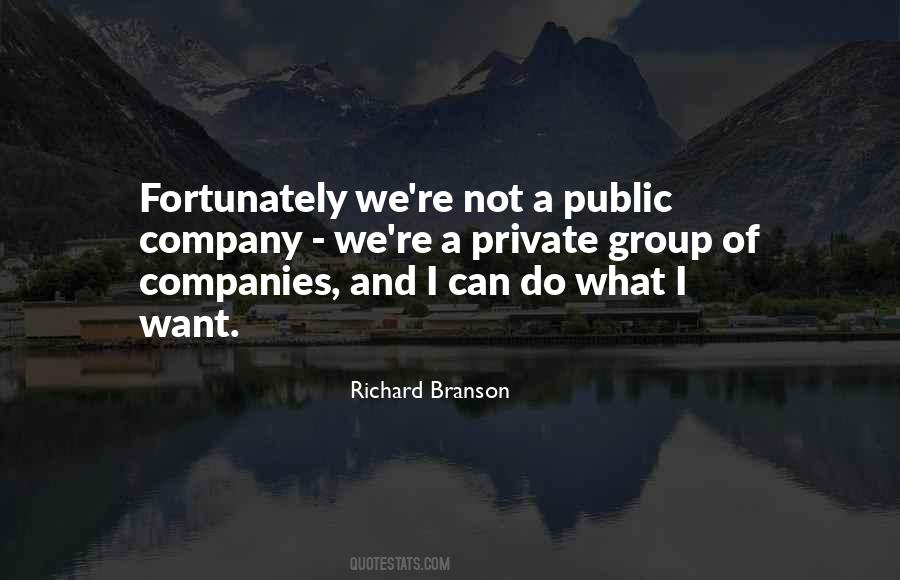 Quotes About Private Companies #117249