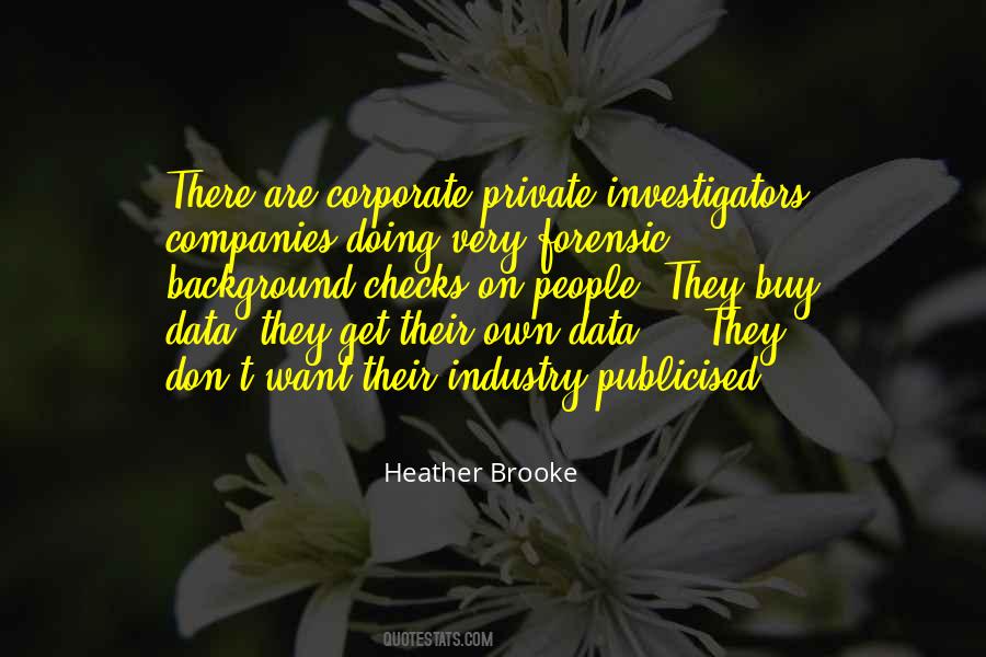 Quotes About Private Companies #289130