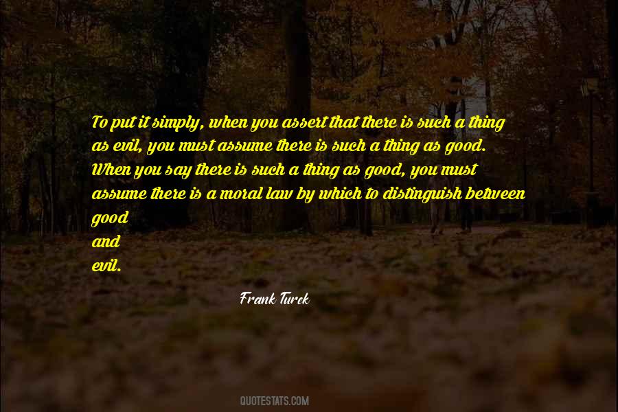 Moral Evil Quotes #1019021