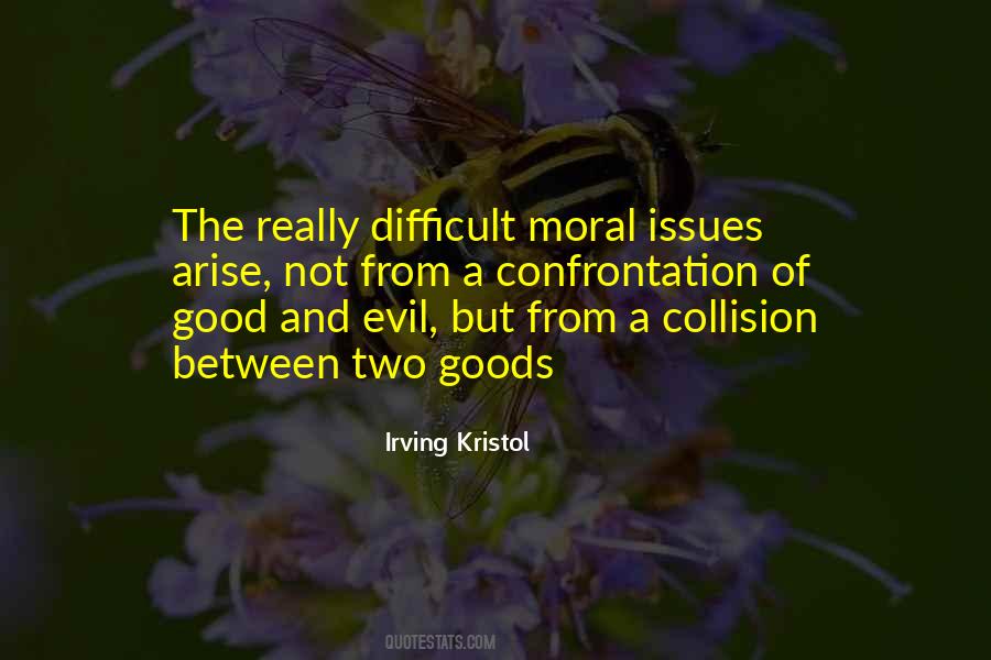 Moral Evil Quotes #1041583