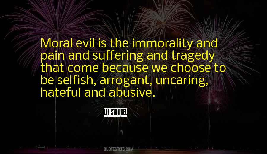 Moral Evil Quotes #130463