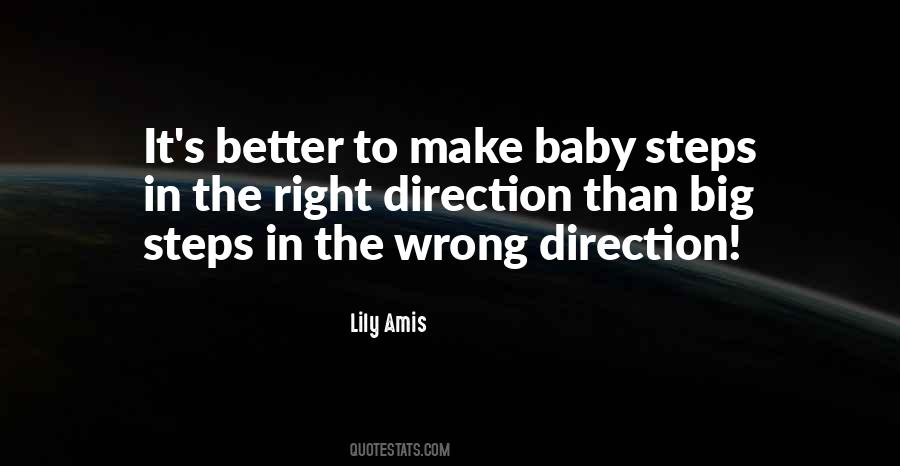 Quotes About Baby Steps #705692