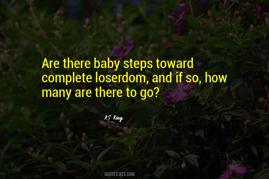 Quotes About Baby Steps #98025