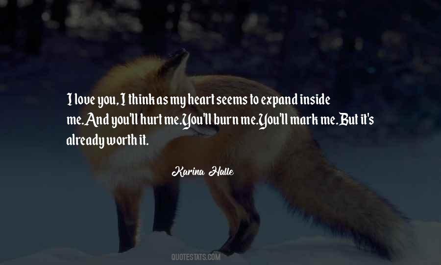 Quotes About Inside Hurt #1189805