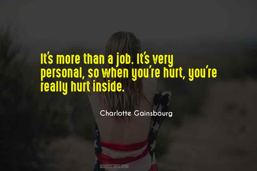 Quotes About Inside Hurt #1352264